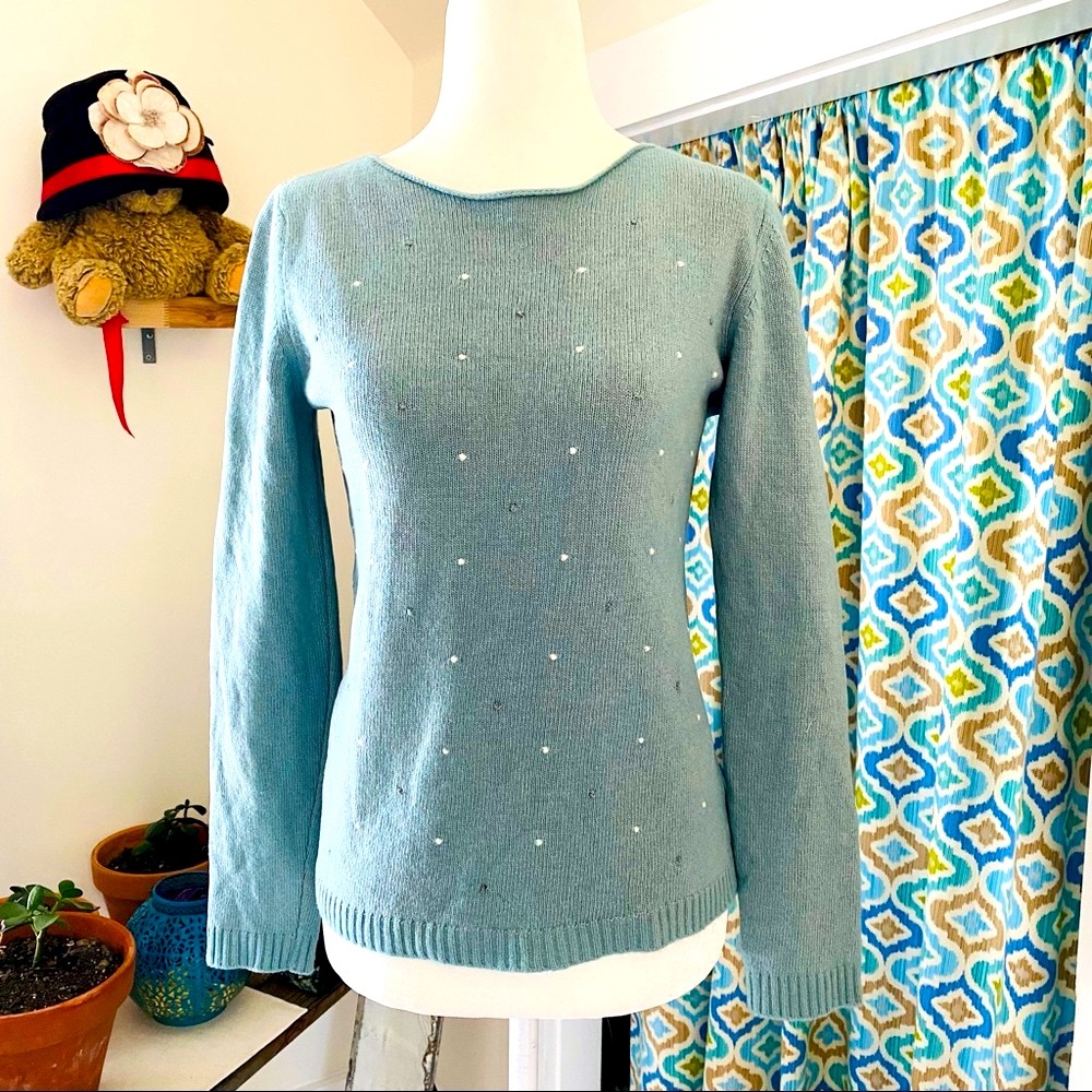 Vintage BENEDETTA B. Merino Wool & Cashmere Blend Sweater (size M)